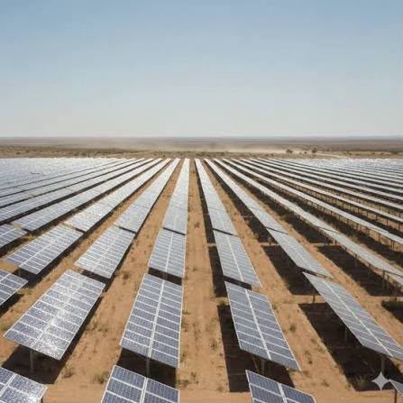 A solar plant of the kind the group is developing
