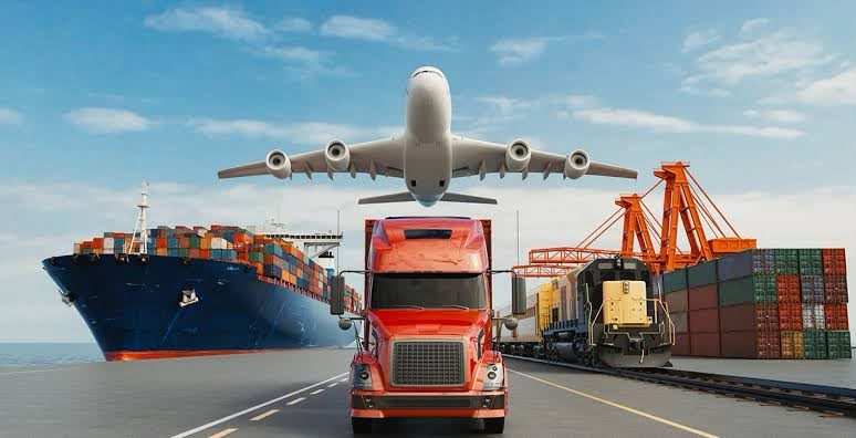 Air, sea, road and rail freight